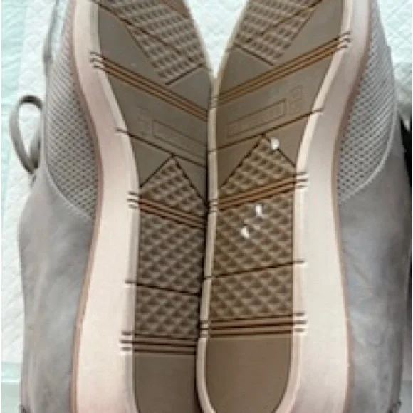 AEROSOLES Perforated Metallic Taupe Lace-Up Oxfords - Picture 4 of 4